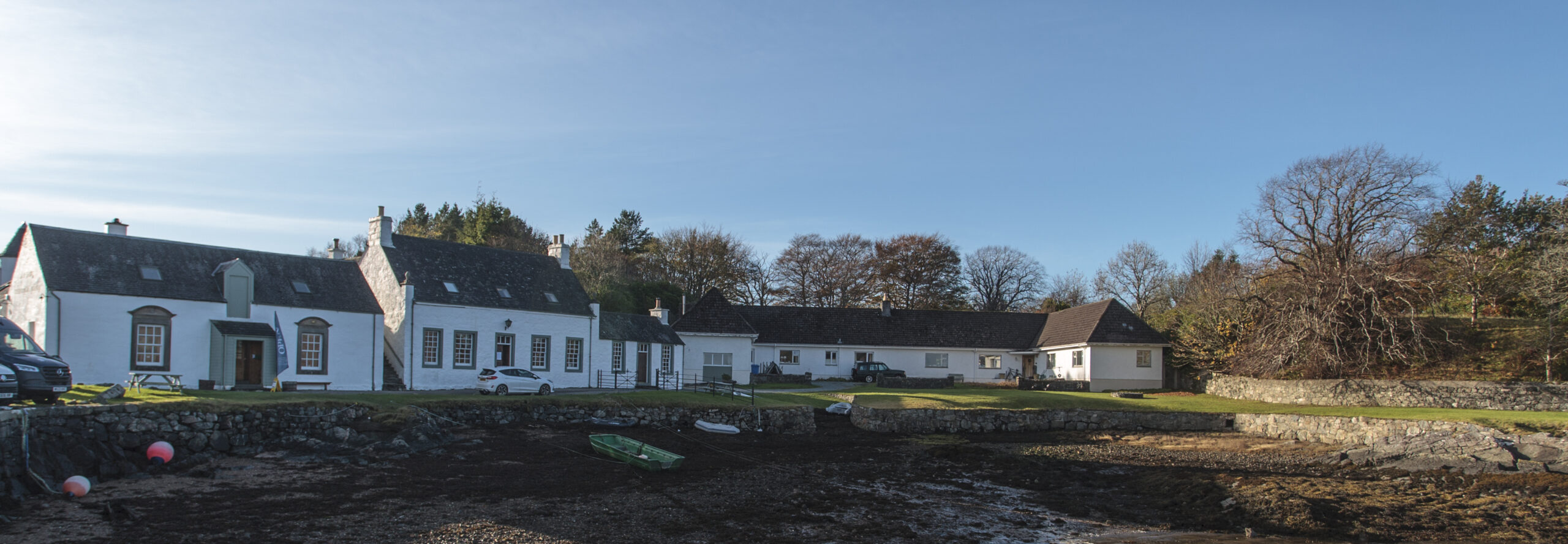 Isle of Ornsay Harbour, The Gallery, The Gaelic Whisky HQ.