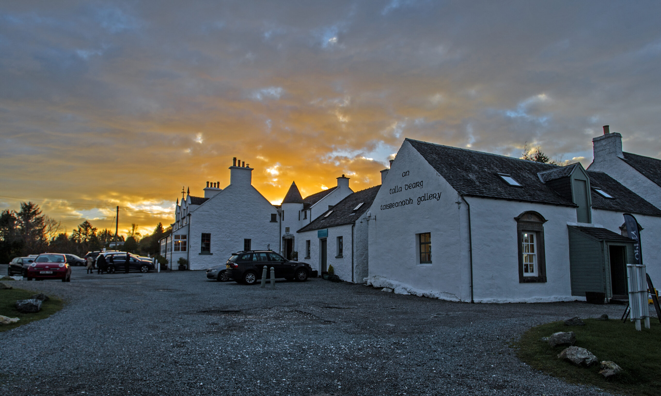 Hotel Eilean Iarmain November Sunset.