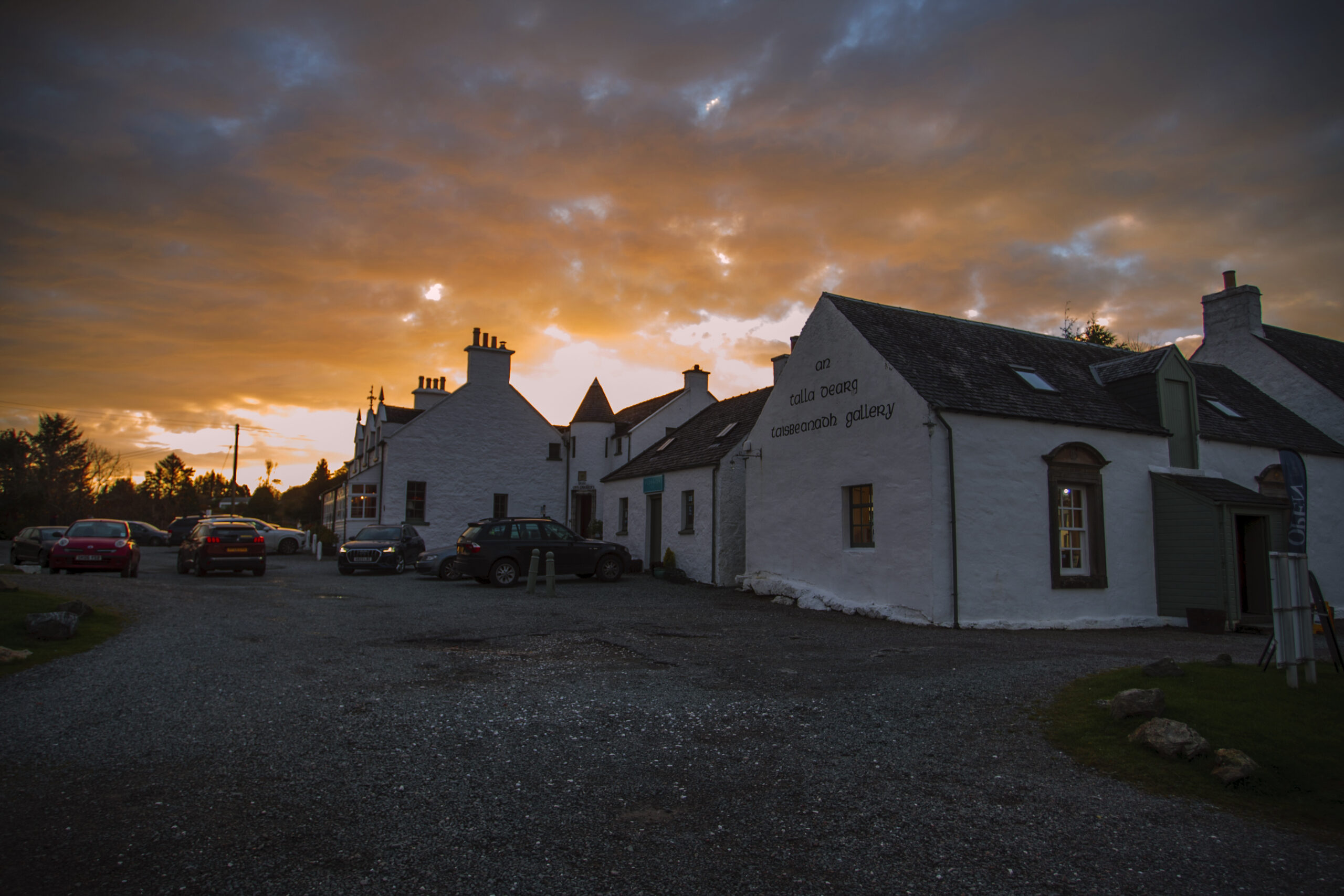 Hotel Eilean Iarmain November Sunset.