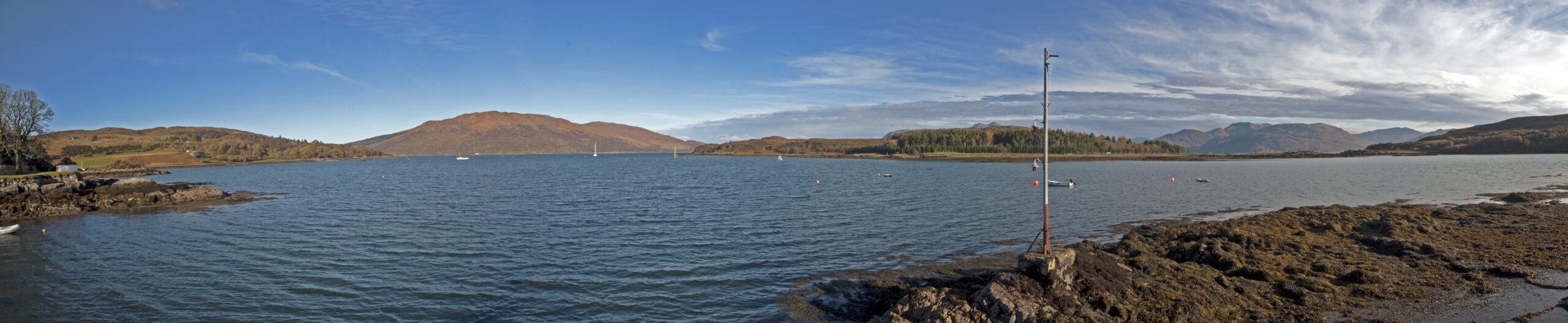Sound of Sleat from Eilean Larmaine Jetty